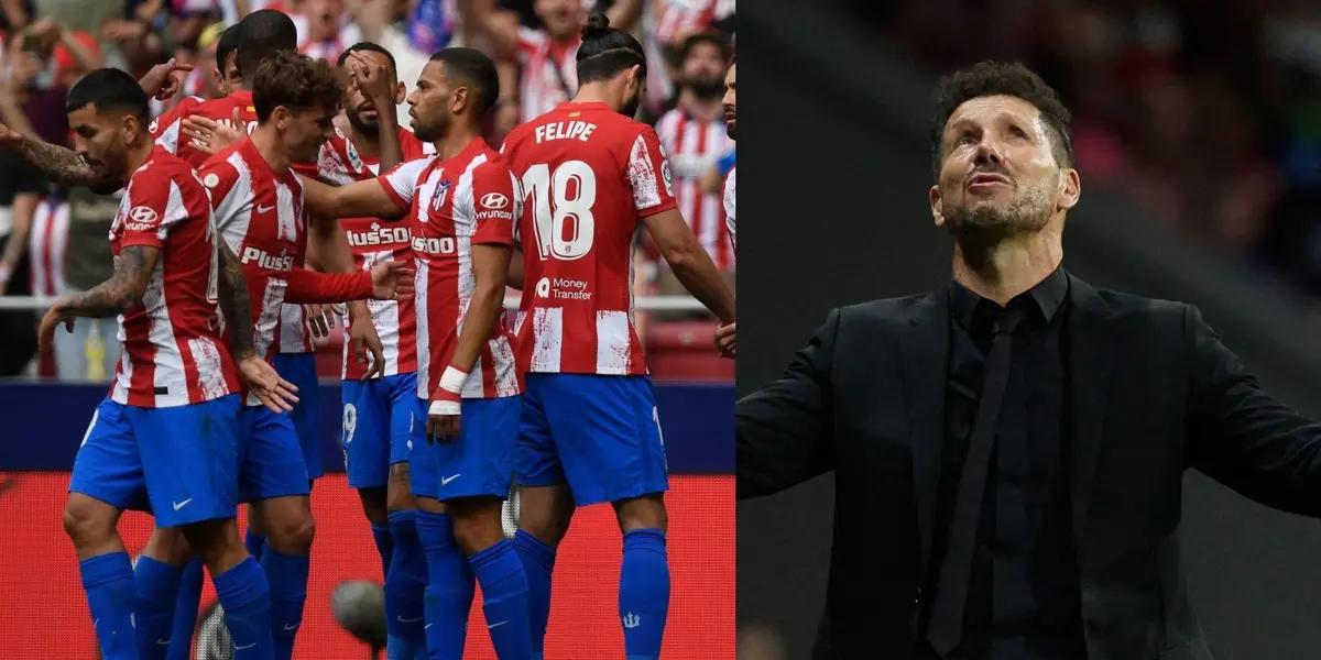 El cholo Simeone tiene como principal novedad a Koke en la banca del cuadro colchonero.