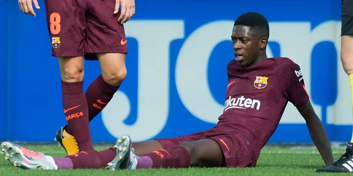 El club azulgrana perdería a Oumane Dembélé, quien no renovaría con la institución, tirando así un fichaje que en su día costo más de 100 millones de euros.