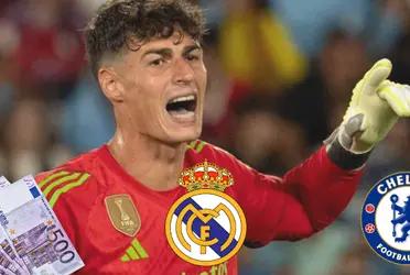 El club londinense quiere recuperar lo invertido en el portero y le ha pedido una jugosa cifra a Florentino Pérez