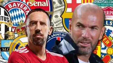 El club que quiere juntar a Zidane con Ribéry para salir campeón y dominar Europa