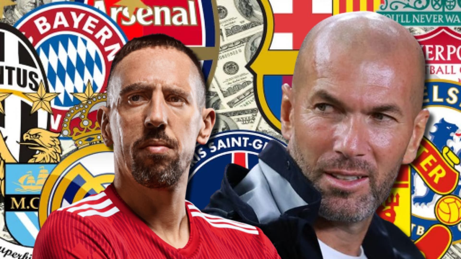 El club que quiere juntar a Zidane con Ribéry para salir campeón y dominar Europa