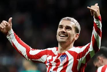 El Colchonero lo gana desde el inicio del partido con un tanto del francés Antoine Griezmann, el cual le permite colocarse en lo más alto