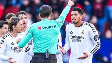 El colegiado sigue a cuentas para aprender inglés, lo que puedo provocar la expulsión de Bellingham