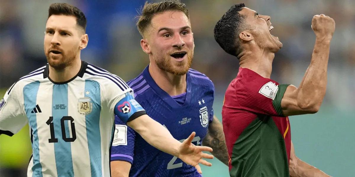 El compañero de Moisés Caicedo en el Brighton fue clave en el triunfo de Argentina y recibió un detalle de Leo que jamás olvidará.