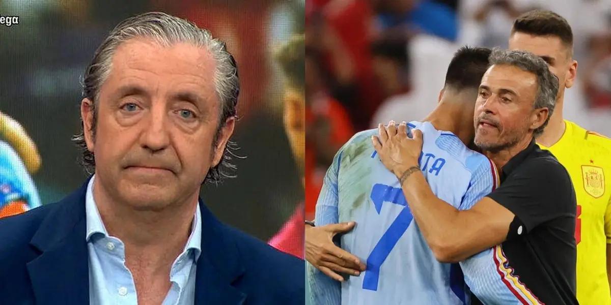 El conductor de El Chiringuito abrió el programa con una fuerte editorial luego de la decepción ante Marruecos.