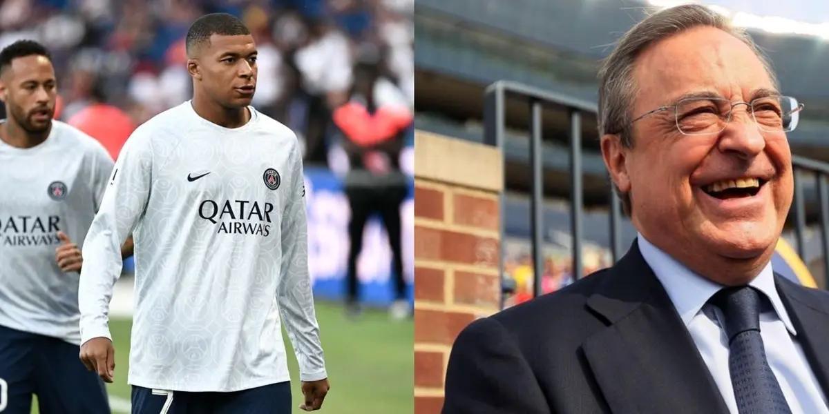 El conflicto entre Neymar y Mbappé confirma que Florentino Pérez tenía razón y el francés ya estaría arrepentido de no fichar por el PSG.