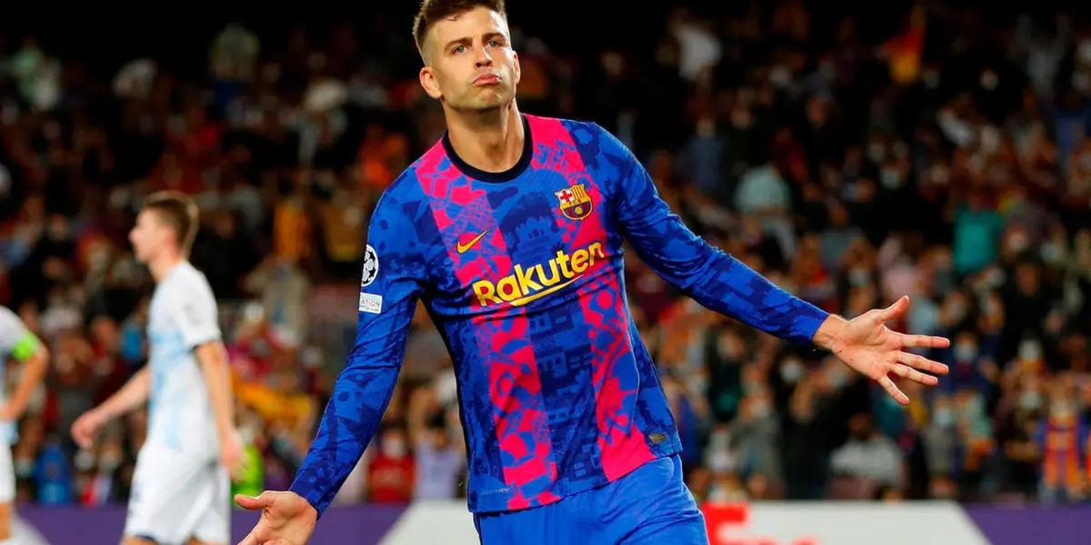 El conjunto azulgrana gana gracias al defensor catalán, gracias a su gol, el FC Barcelona está consiguiendo su primera victoria en esta edición de la Champions League.