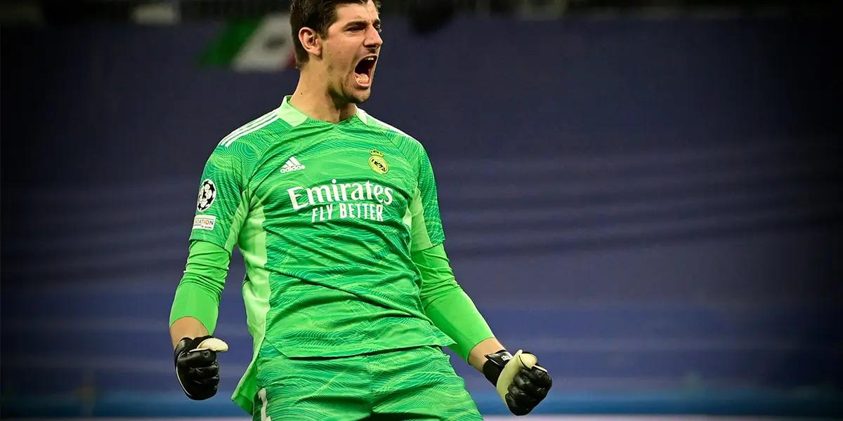 El conjunto Blanco es inferior al Liverpool y el arquero belga se convierte en la gran figura del partido sacando pelotas claves.