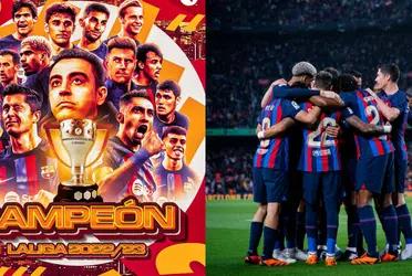 El conjunto blaugrana fue el líder absoluto desde el principio hasta el final.