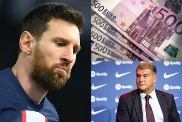 El conjunto blaugrana quiere como sea a Lionel Messi en su equipo y ahora destapan que ofrecerán un salario realmente millonario.