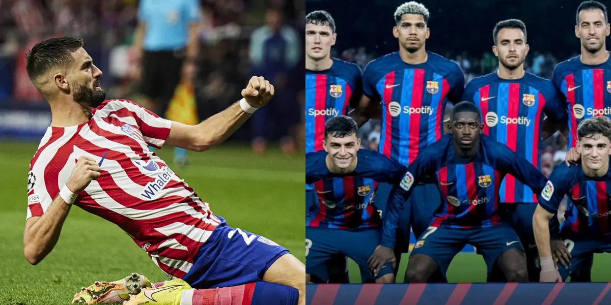 El conjunto blaugrana quiere fichar al extremo belga del Atlético de Madrid.