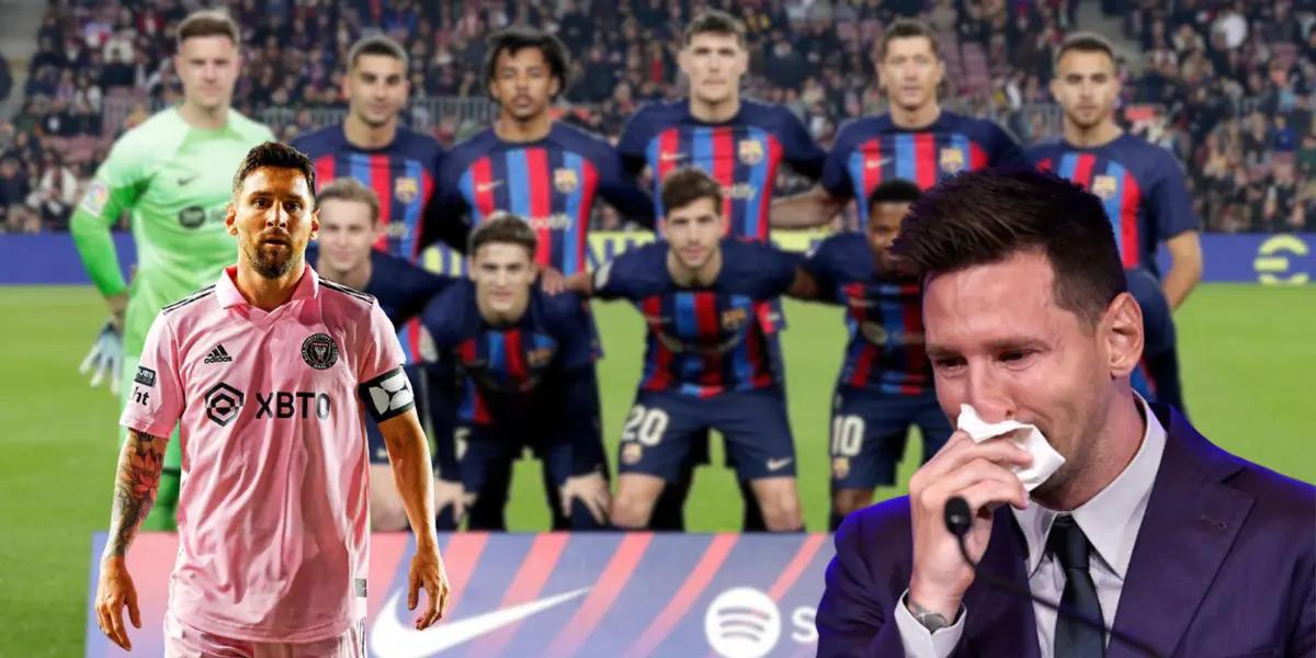 El conjunto blaugrana no se había pronunciado hasta el momento sobre el estreno de la Pulga.