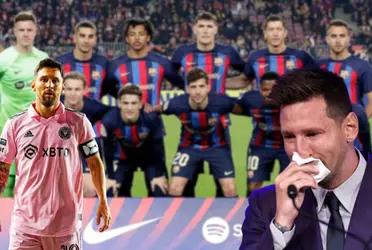 El conjunto blaugrana no se había pronunciado hasta el momento sobre el estreno de la Pulga.