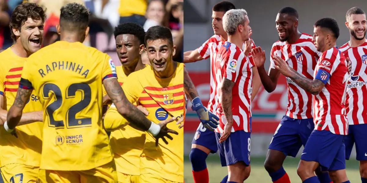 El conjunto blaugrana superó al Colchonero en el Spotify Camp Nou.