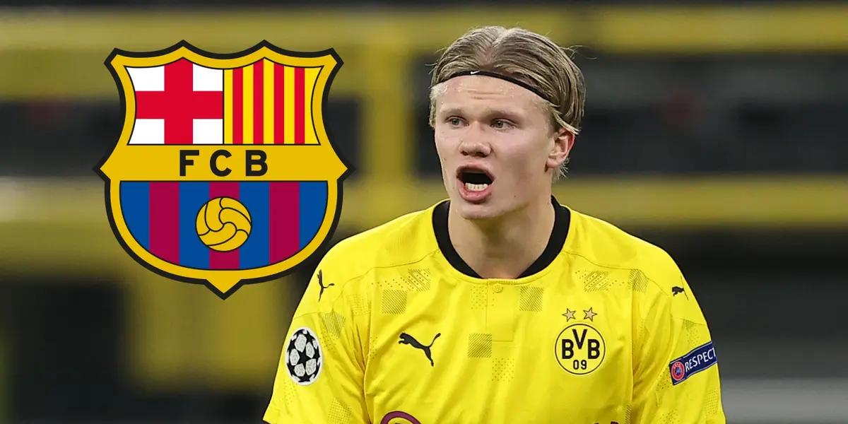 El conjunto catalán ya definió su estrategia con el fichaje del delantero noruego.