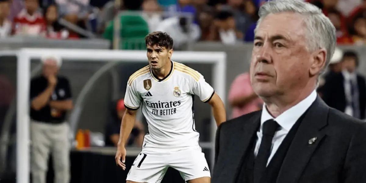 El conjunto comandado por Ancelotti se puso arriba en el marcador con el tanto del ex Milan.