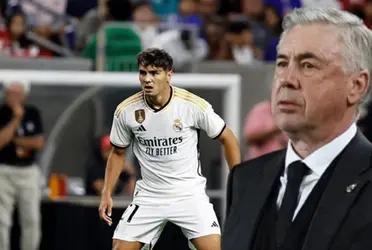 El conjunto comandado por Ancelotti se puso arriba en el marcador con el tanto del ex Milan.