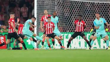 El conjunto mallorquín consiguió la ventaja al minuto 22.