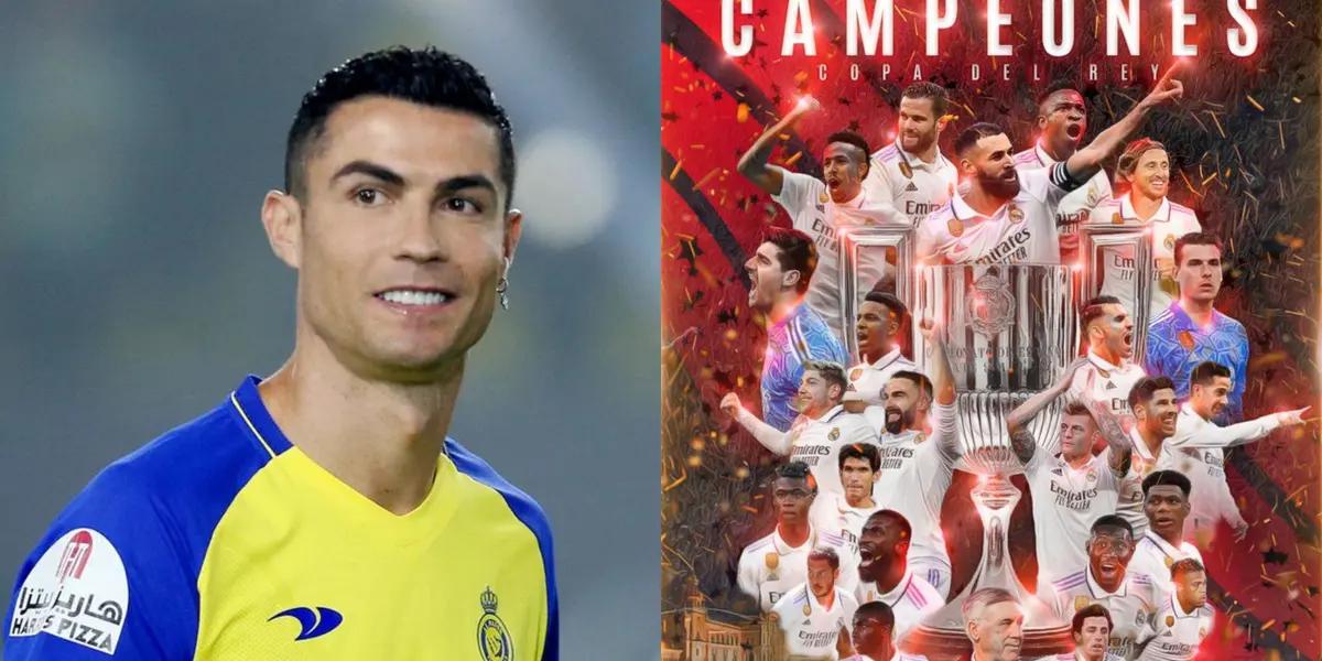 El conjunto merengue fue el campeón de la Copa del Rey este sábado.