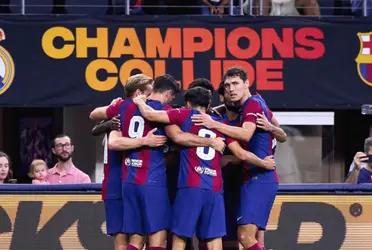 El conjunto de Xavi Hernández se llevó el Clásico contra el equipo merengue.