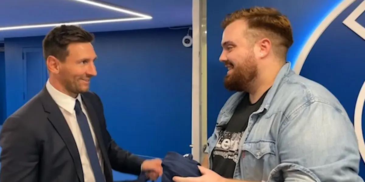 El conocido generador de contenidos en la plataforma Twitch participó de la presentación de Messi en el Paris Saint-Germain. Es el tercero, a nivel mundial, que más cobra en todo el mundo.