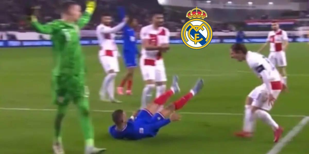 El croata estaba harto de su compañero de equipo y le explicó a su manera que dejara de simular