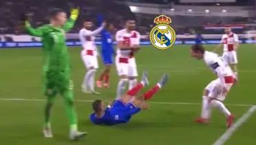 El croata estaba harto de su compañero de equipo y le explicó a su manera que dejara de simular