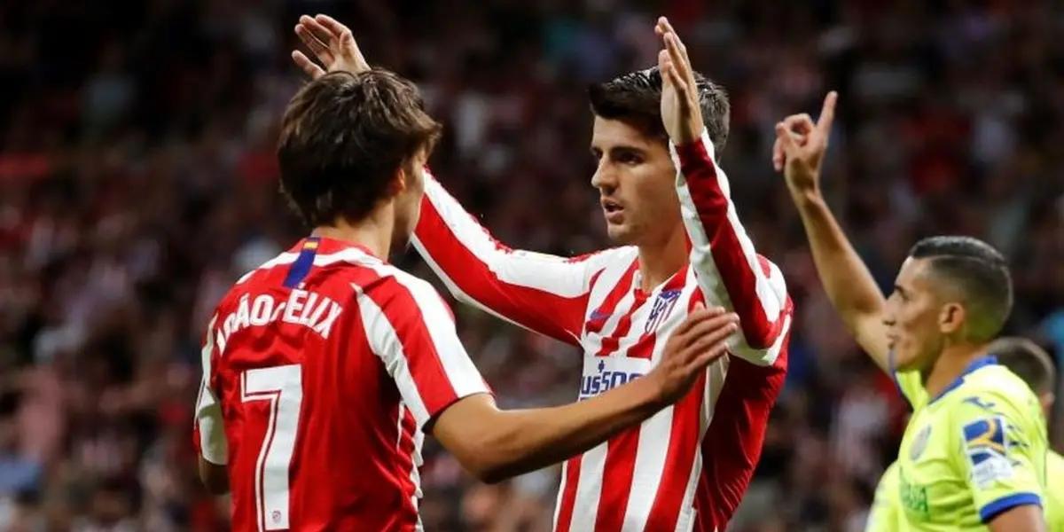 El cuadro colchonero ganó por dos goles a cero con anotaciones de Joao Félix y Álvaro Morata.