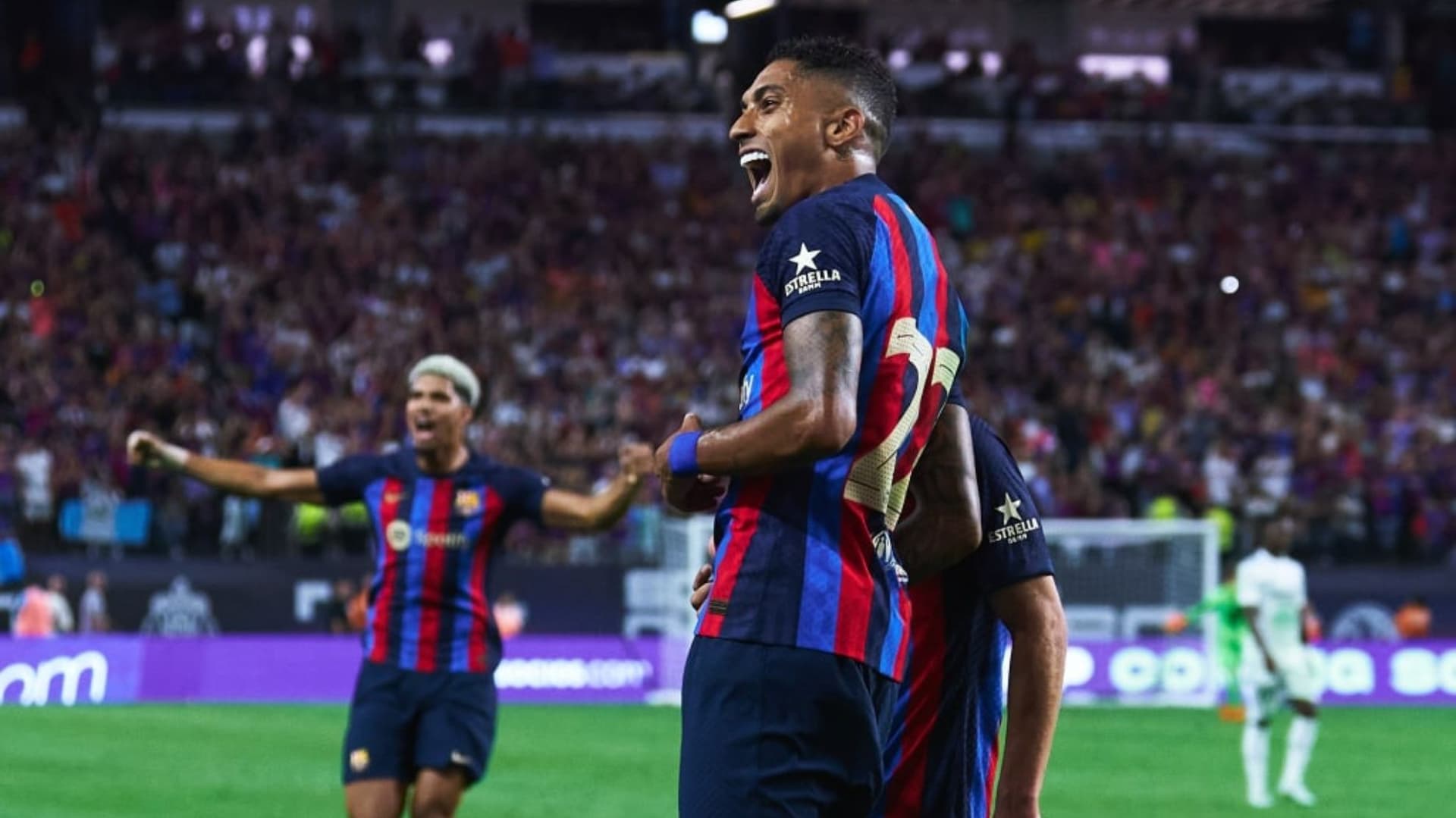 El cuadro culé venció a los merengues en el primer partido de pretemporada y dejó en claro que están de regreso.