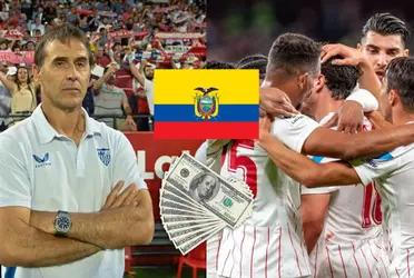 El cuadro sevillano quiere reforzarse de cara al futuro y un futbolista ecuatoriano aparece en lista.