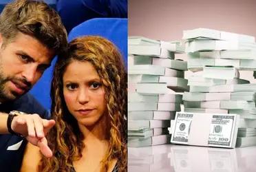 El defensa central le exige una importante suma de dinero a la cantante para que pueda irse con sus hijos a vivir a Miami.