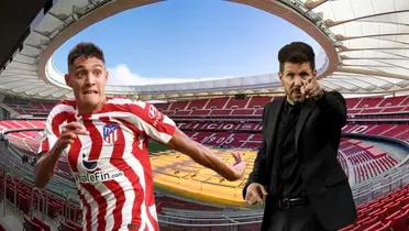 El defensor argentino puede marcharse en el verano y los Colchoneros apuntan a un ex Blaugrana para sucederlo