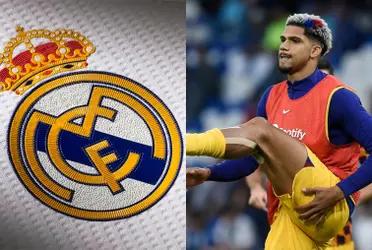 El defensor uruguayo fue sincero sobre el futbolista del equipo blanco.