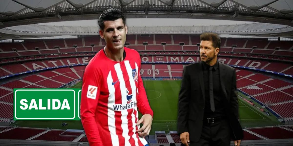 El delantero atraviesa una sequía goleadora con el Colchonero y le buscarían un reemplazo.