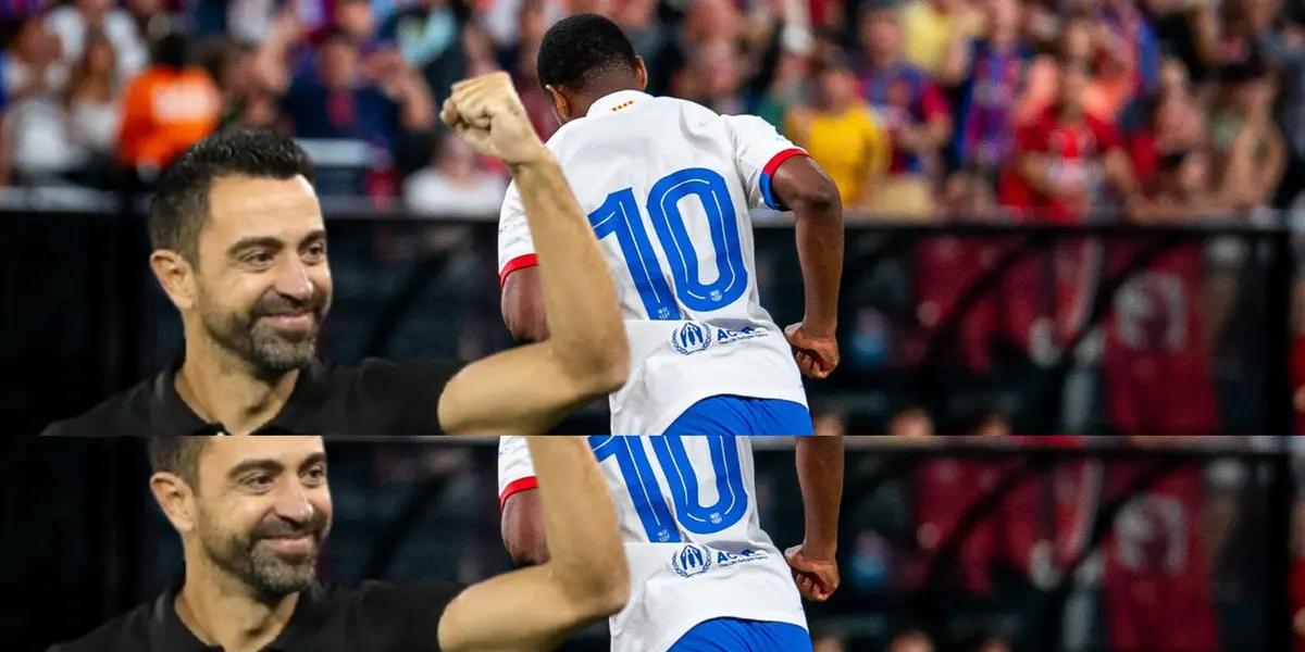 El delantero blaugrana fue el encargado de marcar el único tanto en la victoria azulgrana.