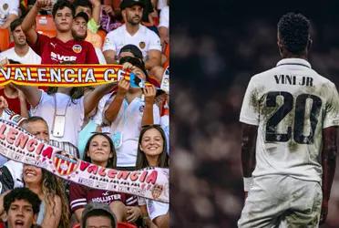 El delantero brasileño fue muy castigado por los fanáticos del Valencia.