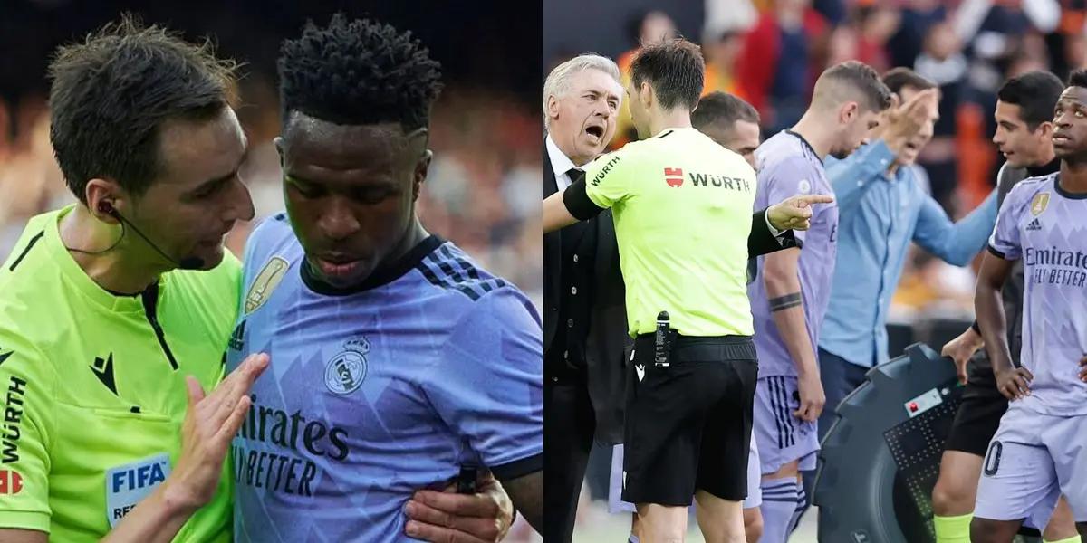 El delantero brasileño vio la roja minutos después, pero antes sufrió insultos de todo el estadio.