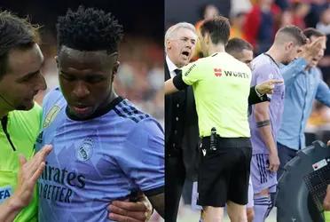 El delantero brasileño vio la roja minutos después, pero antes sufrió insultos de todo el estadio.