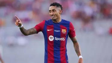 El delantero brasilero había anotado el primer tanto de los culés, pero a instancias del VAR fue anulado.