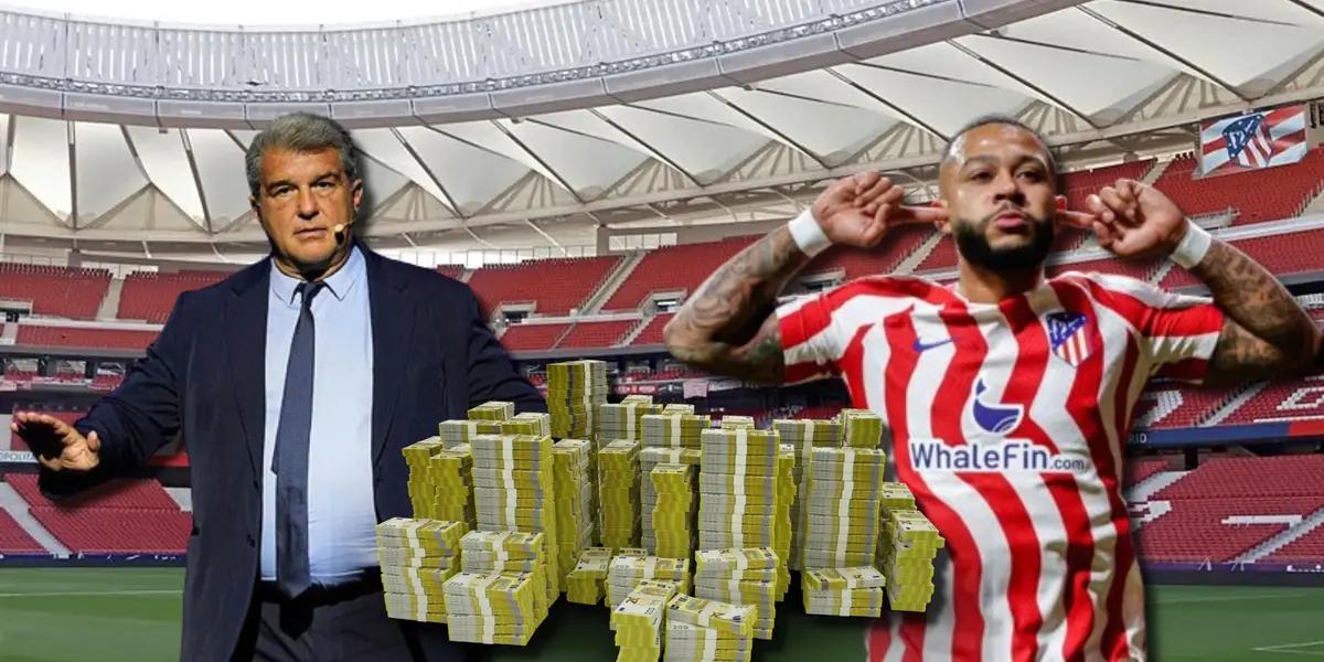 El delantero de 8 millones que rechazó Barça, podría llegar a Atleti por Depay