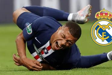 El delantero del PSG salió lesionado en la Nations League, en el duelo de su Selección contra Dinamarca