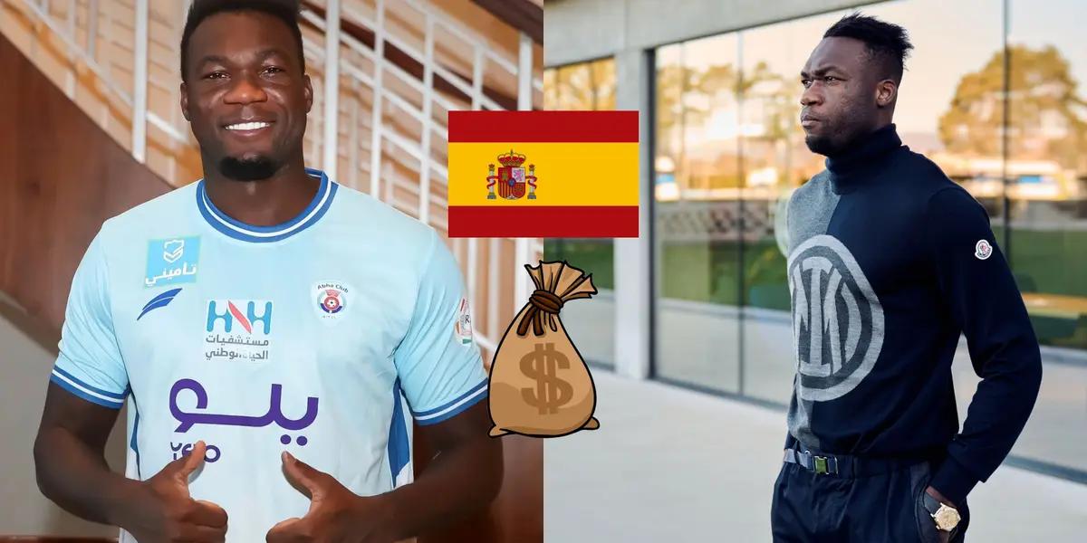 El delantero ecuatoriano fue sondeado de España aunque los millones de Arabia se lo terminaron llevando.