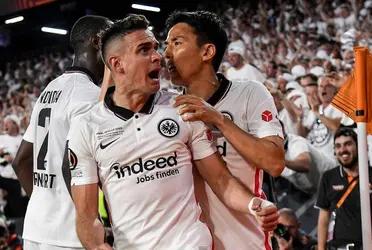 El delantero el Eintracht Frankfurt fue la gran figura de la final de la UEFA Europa League. El colombiano está en la mira de varios equipos europeos.