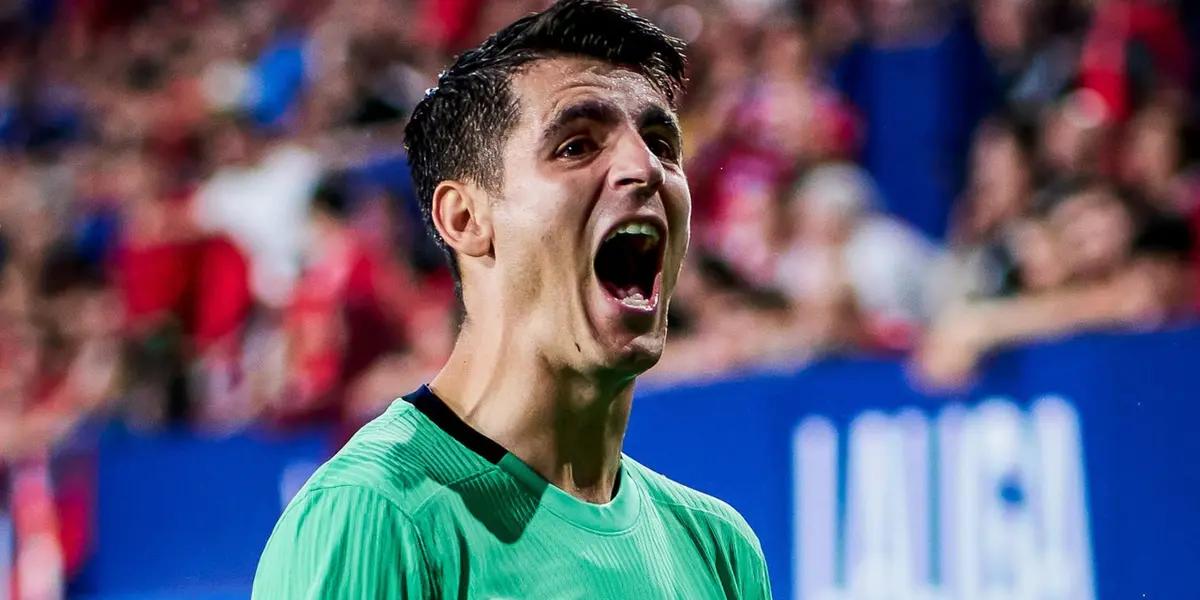 El delantero español fue el más determinante del equipo colchonero y se despachó con un hat-trick en Montilivi.