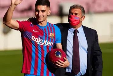 El delantero ex Manchester City ya hizo sus primeros movimientos como azulgrana y se mostró ansioso por debutar en el Barcelona.