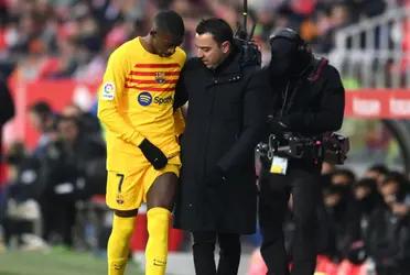 El delantero francés arrastra todavía una lesión que lo mantiene fuera.