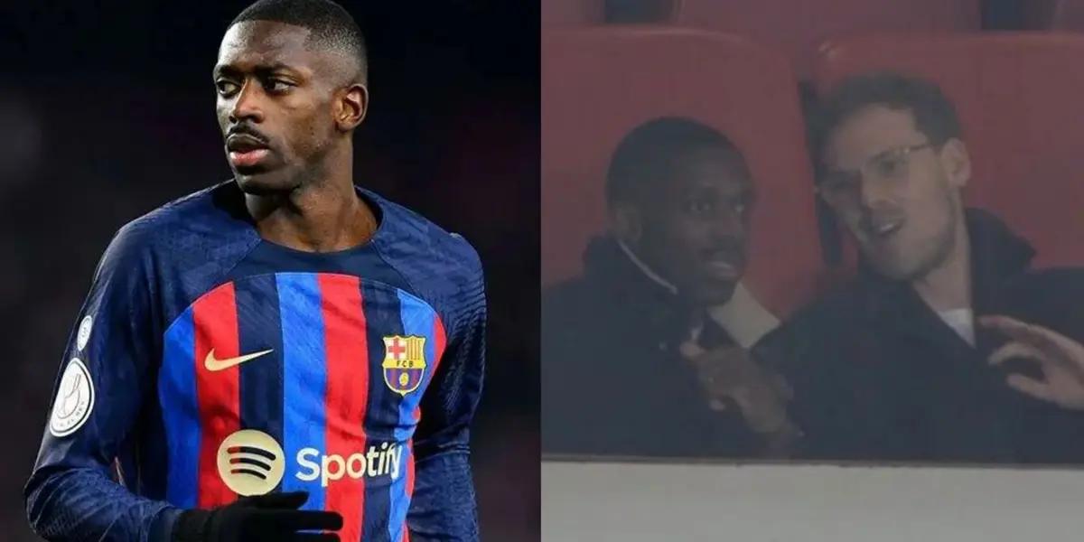 El delantero francés fue captado por las cámaras televisivas.