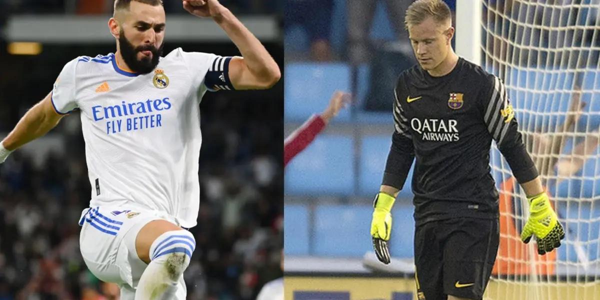 El delantero francés marcó el 1 a 0 del Real Madrid y sumerge a Barcelona en una profunda crisis.