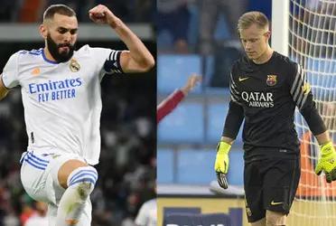 El delantero francés marcó el 1 a 0 del Real Madrid y sumerge a Barcelona en una profunda crisis.