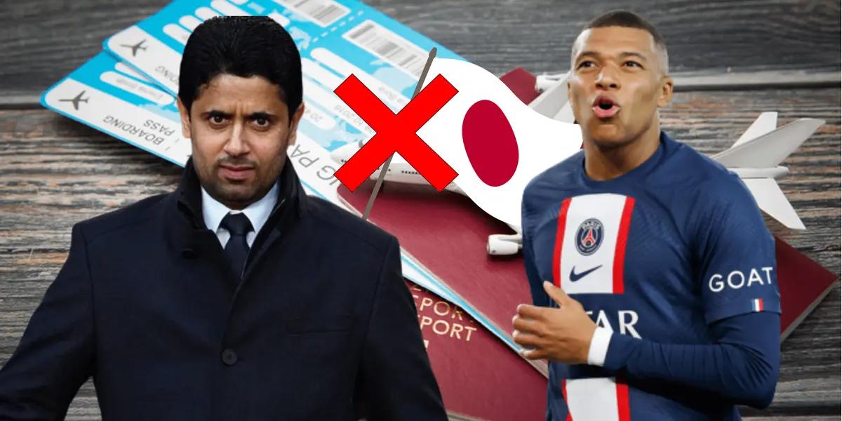 El delantero francés recibió una determinación por parte de la directiva parisina.